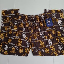 San Diego Padres Bottom Drawers Men's Sleepwear Pants Size Large and XL