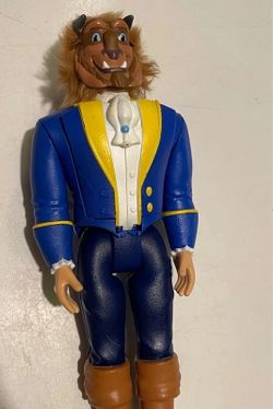 Disney Beauty And The Beast The Beast Figure Doll Hasbro Mattel 1997