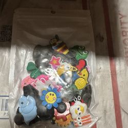 Cros Cartoon Random Shoe Accessory Set - Fashionable, Cool, and Cute Styles - PVC Material - Suitable for Decorating Sandals and Shoes