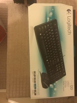 Logitech Desktop USB Keyboard and mouse