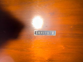 70’s Kennith wooden radio console with turn table