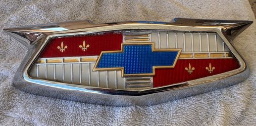 1954 Chevy Hood Emblem & Bezel