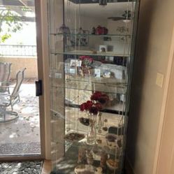 Mirrored Glass Curio Cabinets