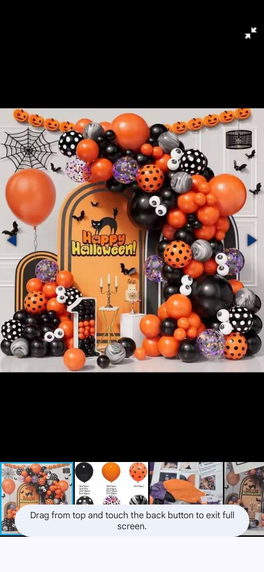 Halloween Balloon Arch New