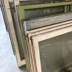 Farm House Salvaged Windows- Various Sized 