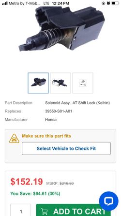 Honda Civic Shift Lock