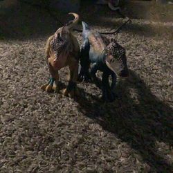 2 Dinosaurs Made By Matel 