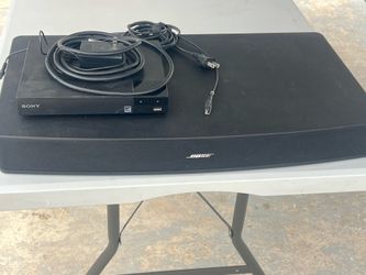 Bose surrounded system and a Sony dvd player for $20