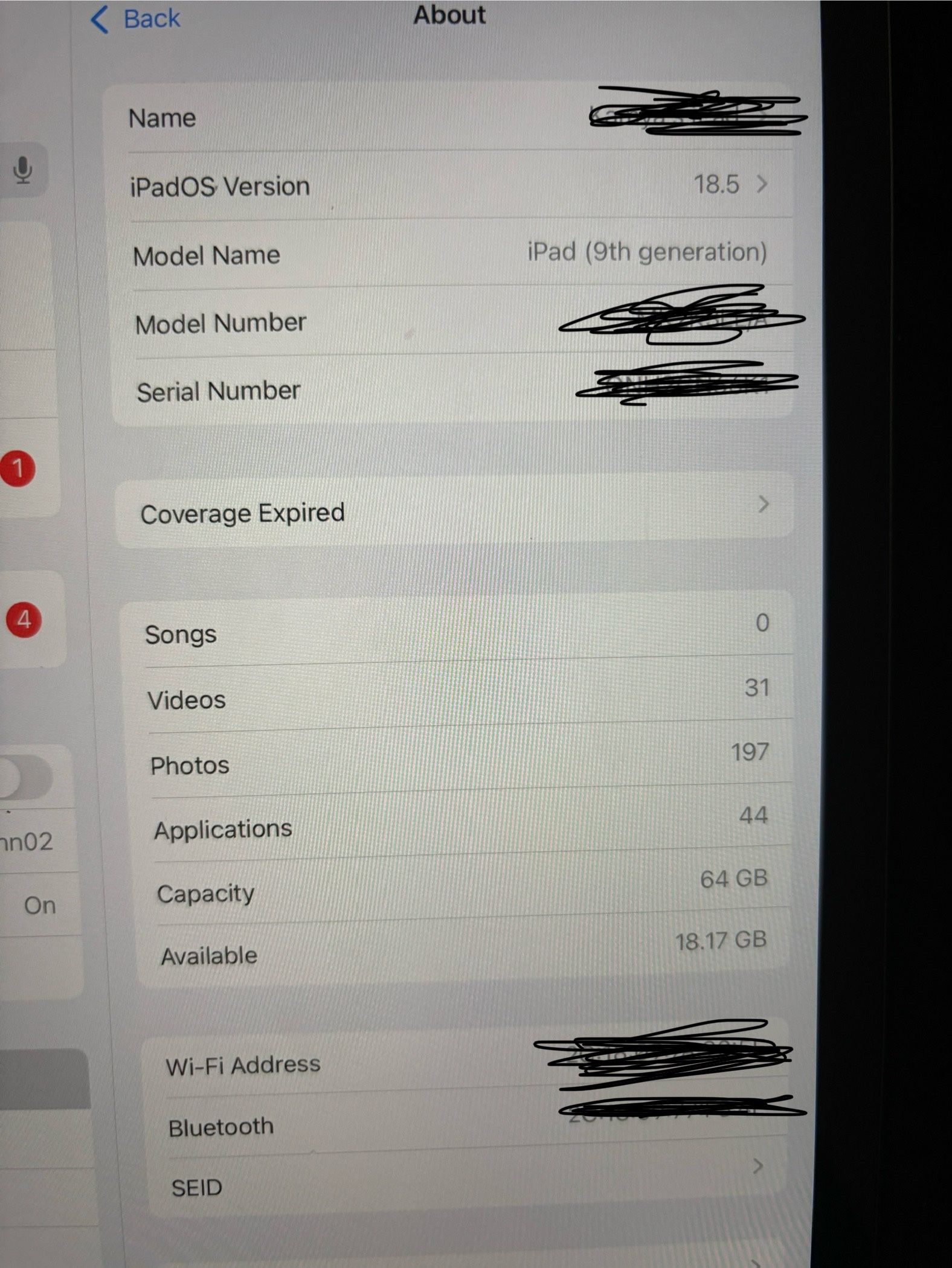 9th Generation iPad