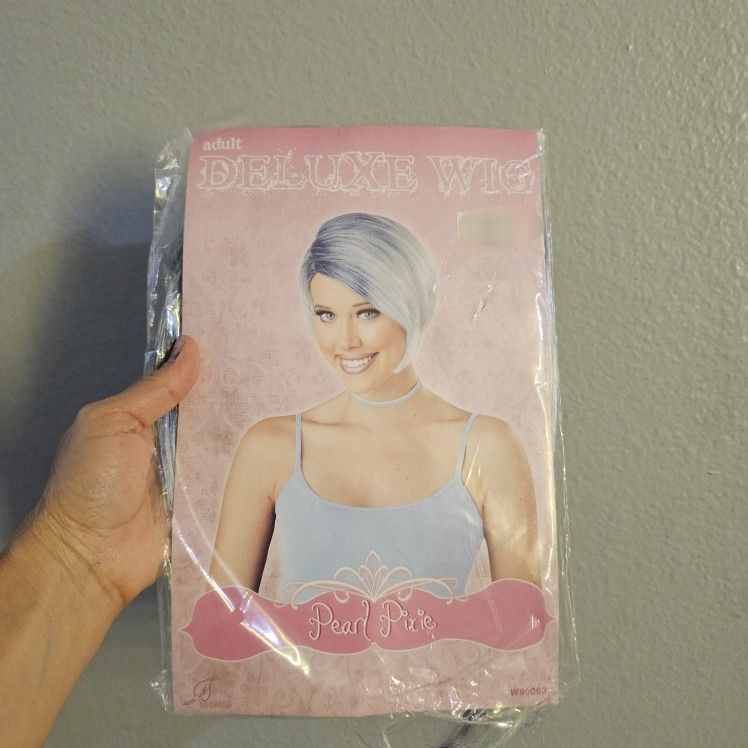 Grey Color Short Wig