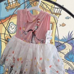 Baby girl dress seuss dress 12-18 months