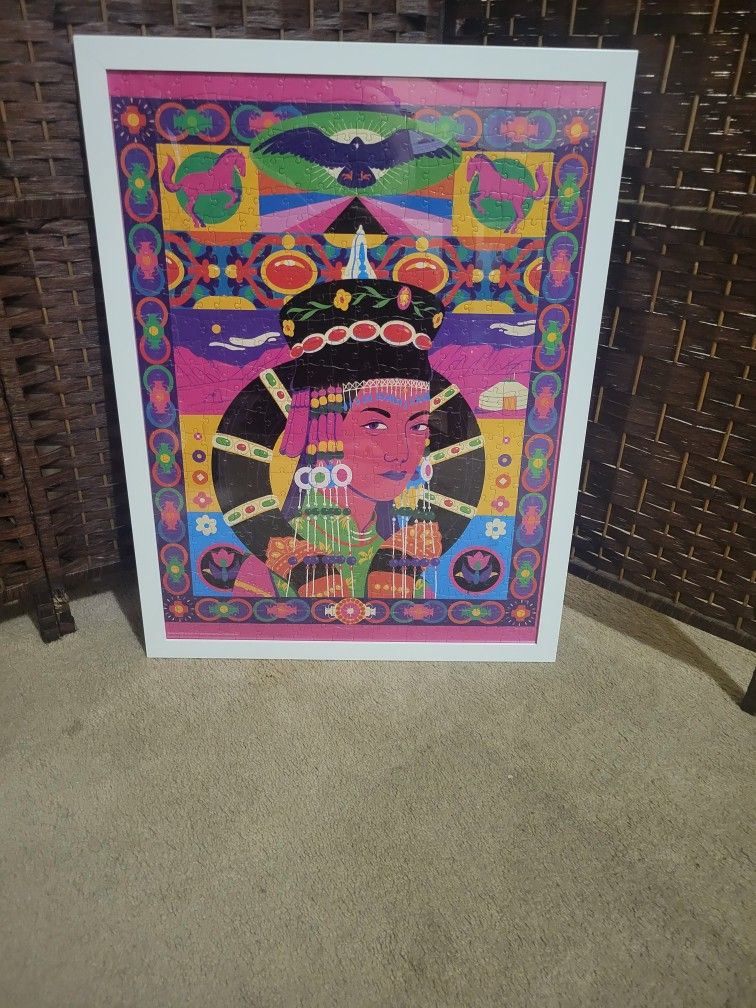 550 Piece Framed Puzzle