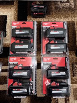 2pck M18 batteries