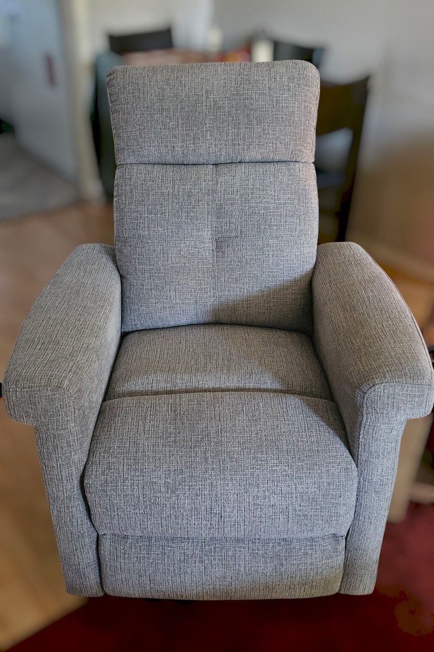 Gray Sitswell Easton Swivel Glider Recliner