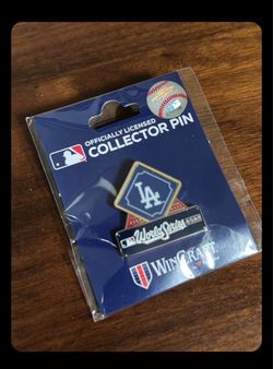 LA Dodgers World Series MLB Collector Pin