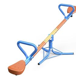 Kids Seesaw, Swiveling Teeter Totter for Toddlers and Children Ages 3-6, 360° Rotating