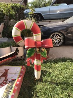 Metal candy cane
