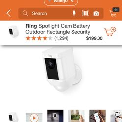 RING SPOTLIGHT CAM SECURITY BRAND NEW