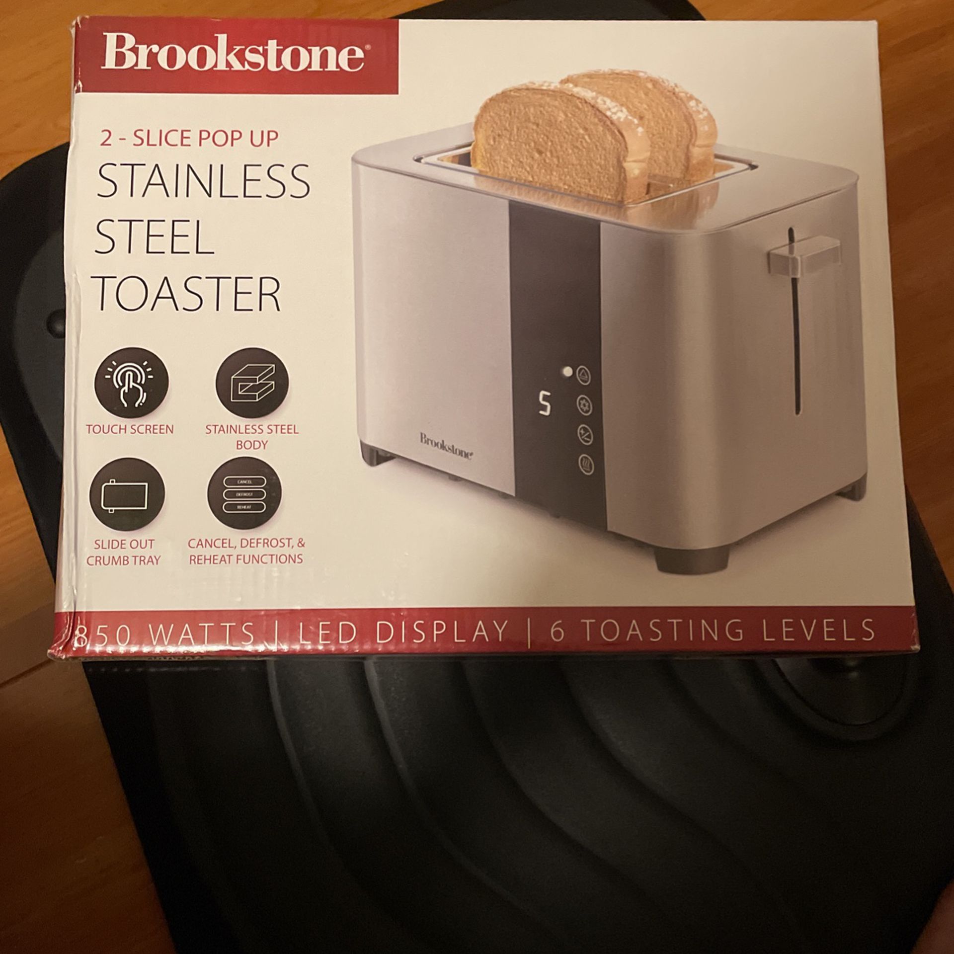 Brookstone Stainless Steel Toaster