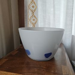 Pottery Barn Glass Serving Bowl 