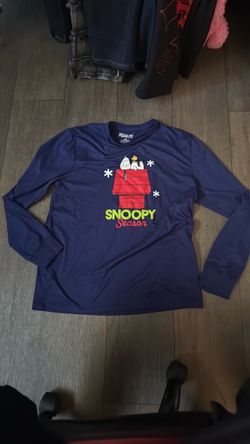 Peanuts Snoopy Season Long Sleeve pajama Shirt