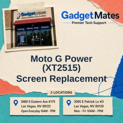 Moto G Power (XT2515) Screen Replacement