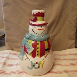 Christmas Cookie Jar - Snowman 