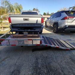 Aluminum Mobility Carrier with extension Ramp  500lb Capacity