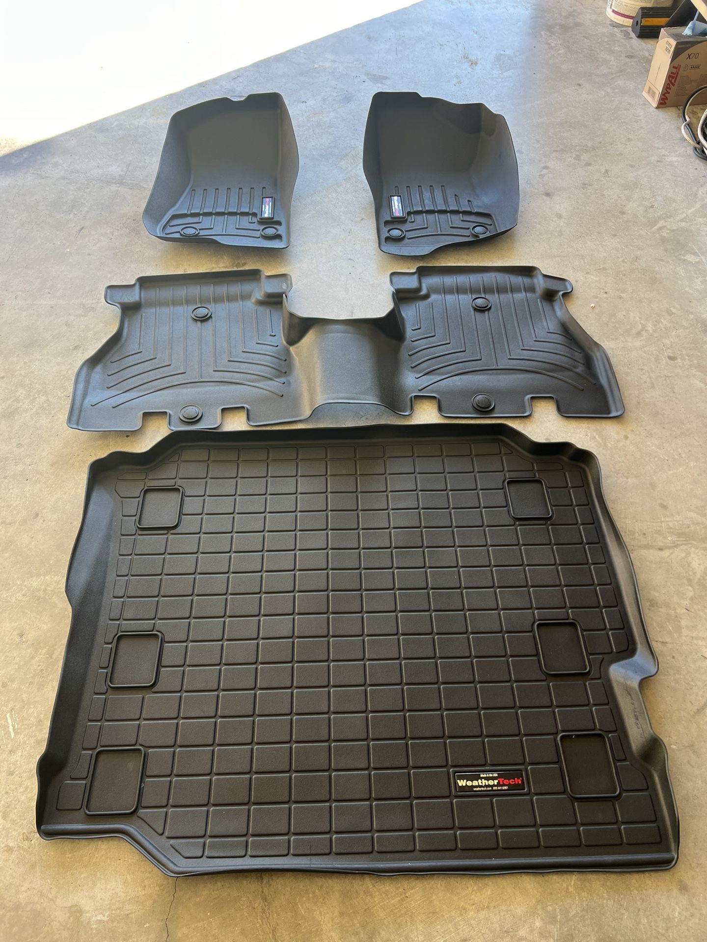 Weathertech Mats for Jeep LJ 4 Door,  First Row Second Row and Cargo Area Full Set