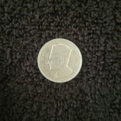 Silver Morocco 1 Dirham 1960