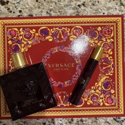 Versace Eros Flame 3 Pc Eau De ParFum 100ml