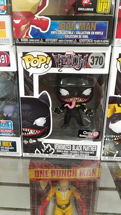 Venomized black Panther funko pop marvel