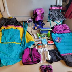 American Girl Doll Today 2001
Tent with camping supplies, clothes