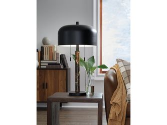 Alanbert Brown/Black Table Lamp