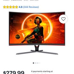 AOC - CQ32G3SE 32" LCD Curved QHD FreeSync Premium Monitor - Black/Red 