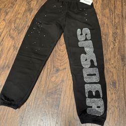 Spider Rhinestone Sweats