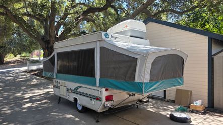 1994 Jayco 1006 Pop-Up Camper – Roof Rack & Cargo Storage Box