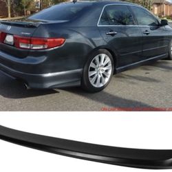 Fits 03-05 Honda Accord Sedan OE Style Flush Mount Rear Trunk Spoiler Wing ABS