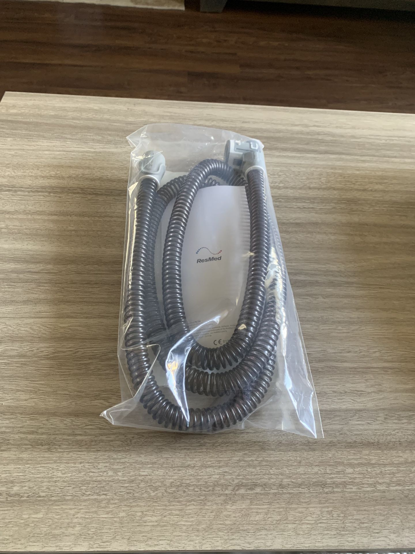 NWT Resmed Climateline Air Heated tube REF 37296 ResMed hose in sleek gray. Essential for CPAP machines.