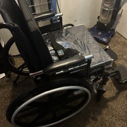 Wheelchair- Sunrise Medical Breezy Ultra 4 ( 18”x18” ) Wheelchair W/ Quick Release Axles + Seat Cushion+ Back Cushion 