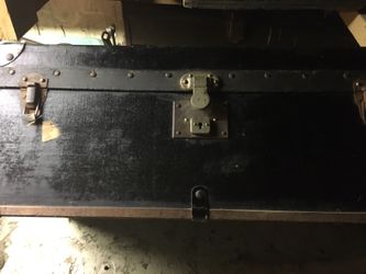 Antique tool trunk