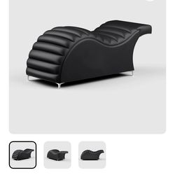 Plush & Oak Edda Cloud Lash Bed & Stool -New - Blk/Gold