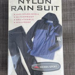 Nylon Rain Suit XL Never Used 