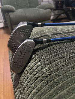 Two left hand golf drivers