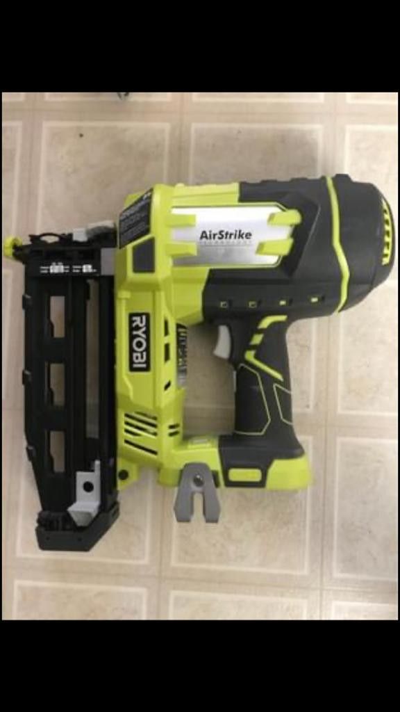 18V Cordless 16 Guage 2 1/2 in. Straight Finish Nailer (Tool Only) Home & Garden