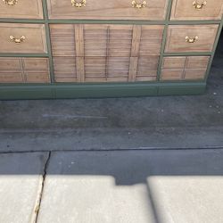 Vintage Long Dresser - 9 Drawers