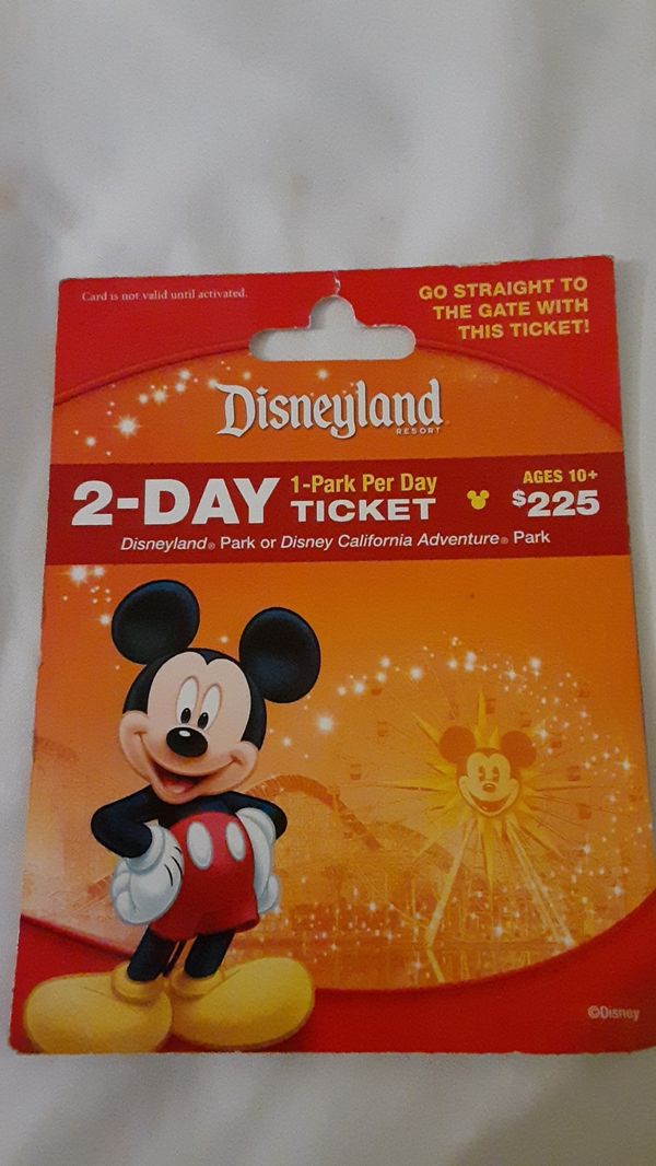 Disneyland 2 Day Park Hopper Tickets for Sale in Anaheim, CA - OfferUp