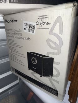 Pioneer Andrew Jones 5.1 Speaker System – SP-BS22-LR, SP-C22, SW-8MK2, boxed