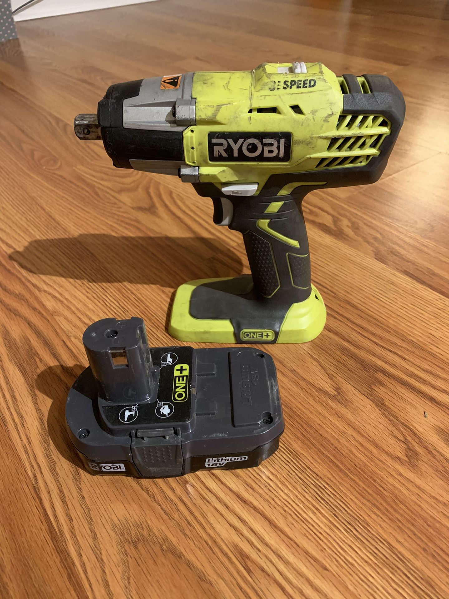 RYOBI P263 18-Volt 3/8" Impact Wrench 3-Speed With 150 ft-lbs