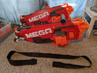 Nerf Mega Mastodon Two Pack With A Strap